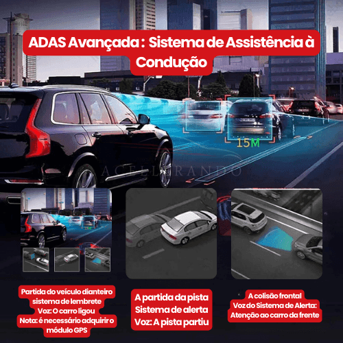 MaxDrive CarPlay Com ADAS - Acellerando
