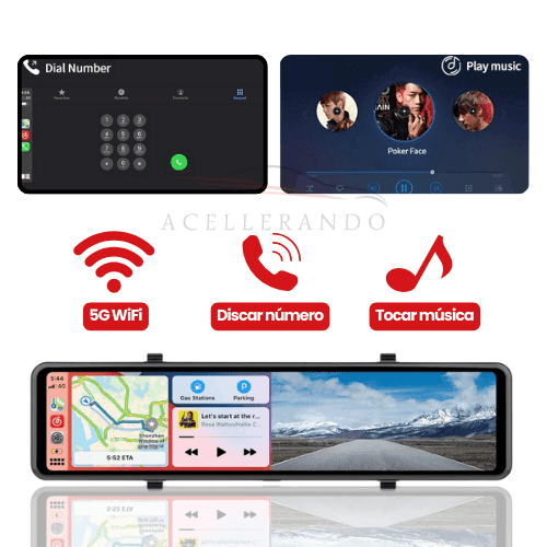 MaxDrive CarPlay Com ADAS - Acellerando