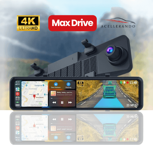 MaxDrive CarPlay Com ADAS - Acellerando