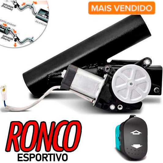 Escape Eletrônico Difusor Universal Ronco Esportivo Botão Turbão