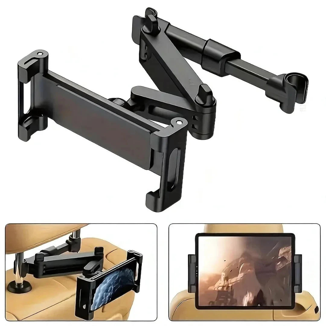 Suporte de Celular/Tablet Rotativo para Encosto de Cabeça do Carro -  Acellerando