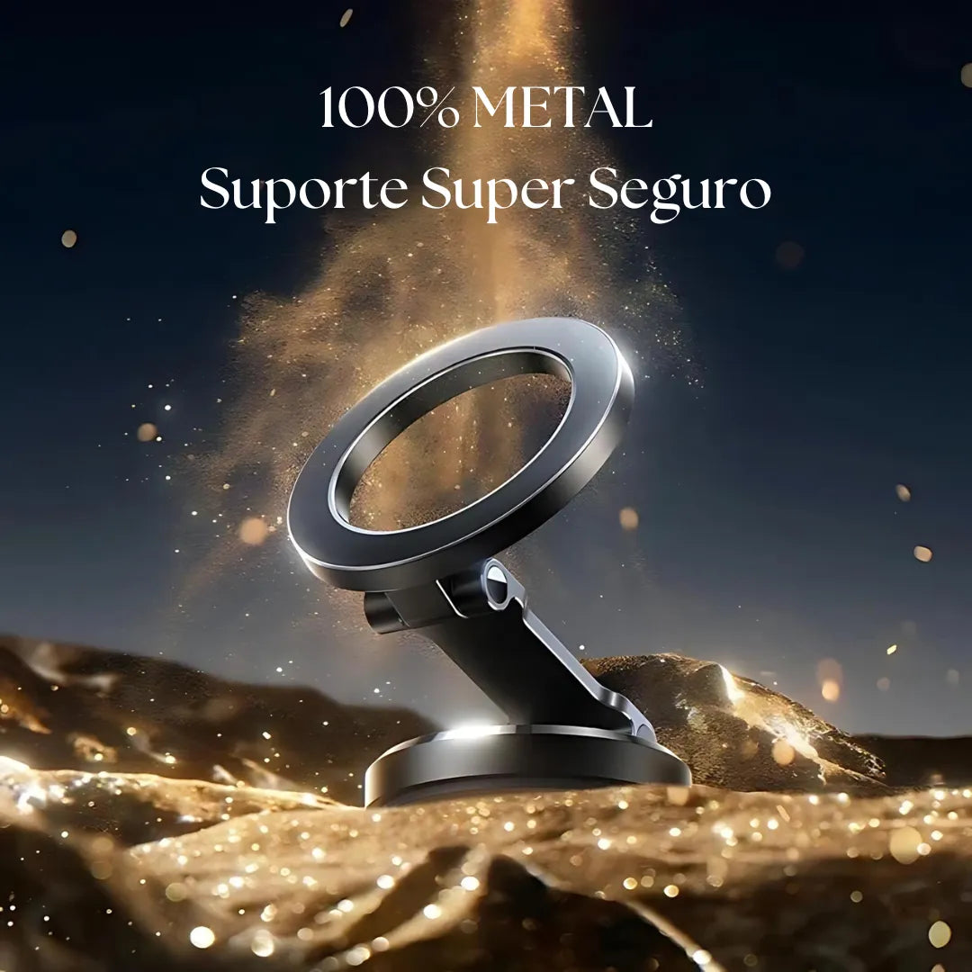 Suporte Magnético Automotivo Para Celular Premium Anti-queda - Acellerando.
