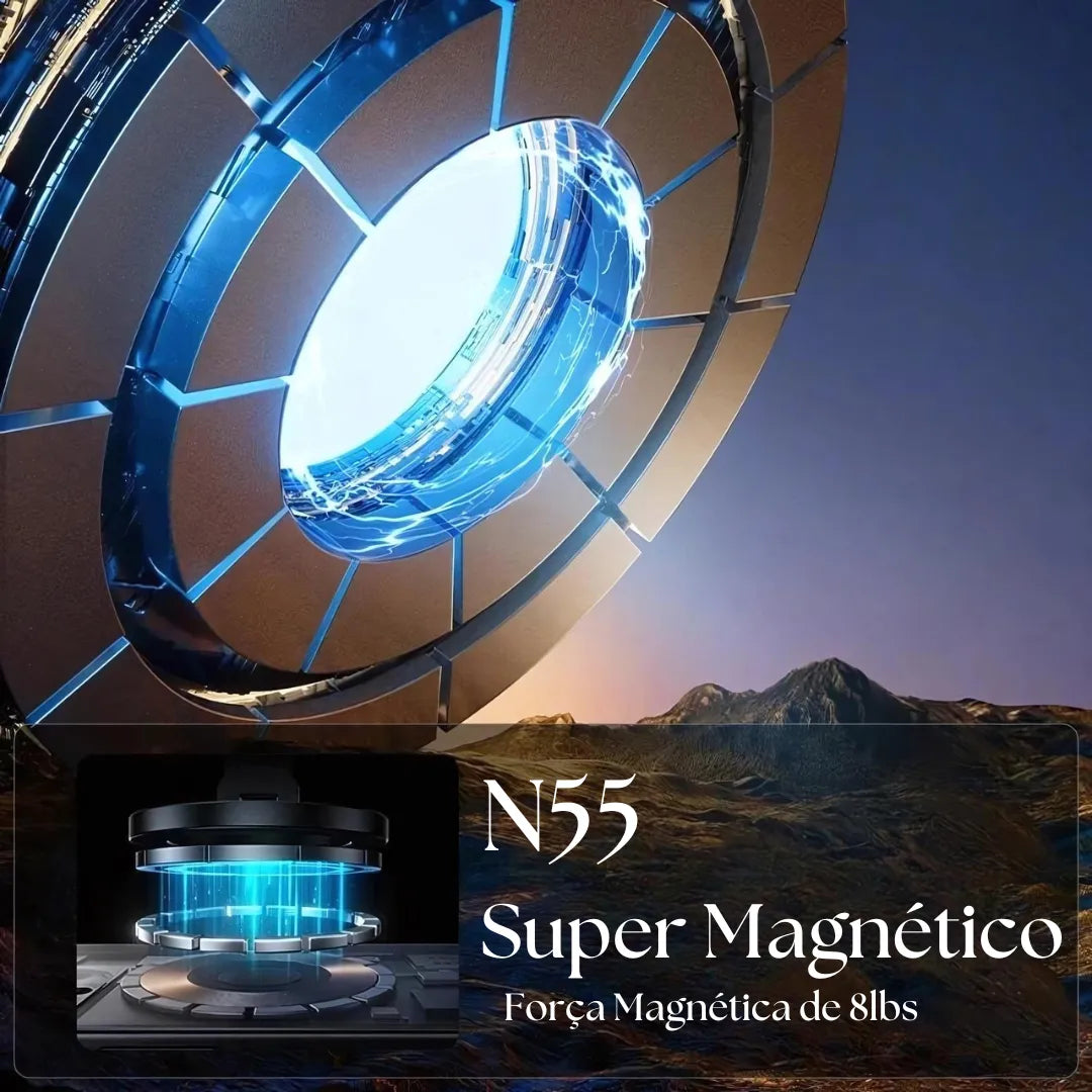 Suporte Magnético Automotivo Para Celular Premium Anti-queda - Acellerando.