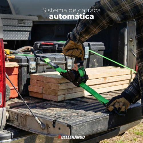 Cinta De Carga Retrátil Automática - SafeCargo™ Pro [Máxima Segurança]