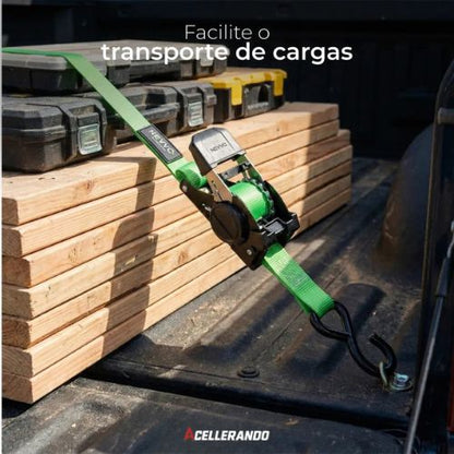 Cinta De Carga Retrátil Automática - SafeCargo™ Pro [Máxima Segurança]