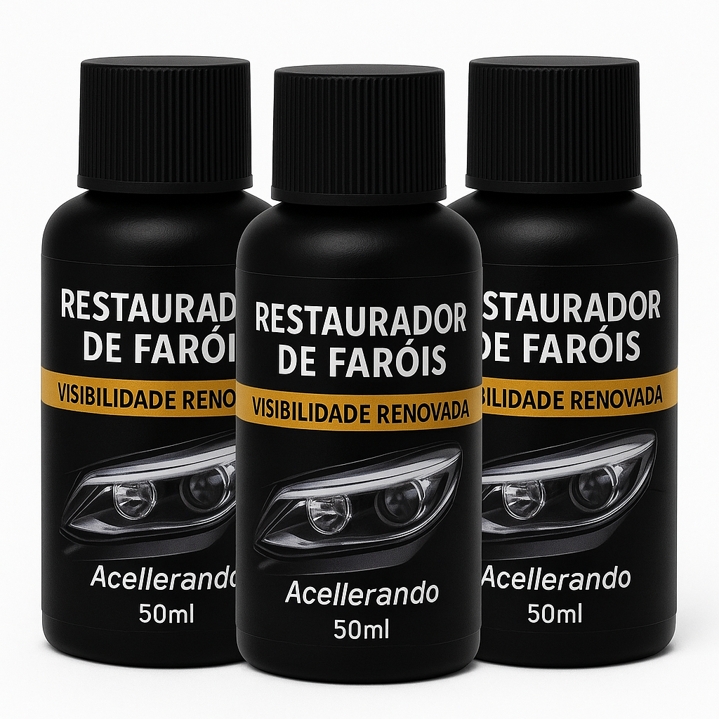 Faróis Renovados | Lubrificante de Revitalização BotonBlack- Acellerando