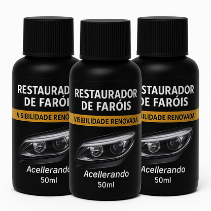 Faróis Renovados | Lubrificante de Revitalização BotonBlack- Acellerando