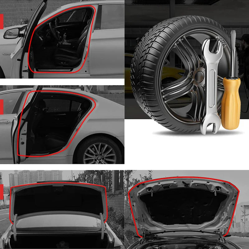 Fita de Borracha para Porta de Carro - Acellerando
