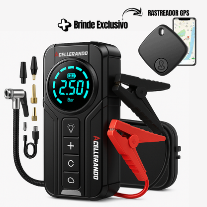 TurboPump™ – Auxiliar de Partida 4 EM 1  | + BRINDE EXCLUSIVO [RASTREADOR AUTOMOTIVO SEM MENSALIDADE]