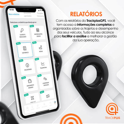 Rastreador Veicular + Bloqueio Remoto | Localize em Tempo Real pelo App + 4G com Chip de Brinde