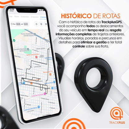 Rastreador Veicular + Bloqueio Remoto | Localize em Tempo Real pelo App + 4G com Chip de Brinde
