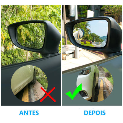 Espelho Anti Ponto Cego 180º Visão Completa | Ultimas Unidades