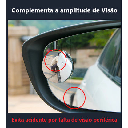 Espelho Anti Ponto Cego 180º Visão Completa | Ultimas Unidades